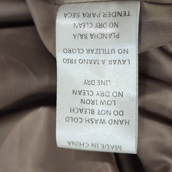 MABLE GAIA LONG SLEEVE TWO WAY JACKET,Olive, Womens Medium,(listing As) - Picture 14 of 14